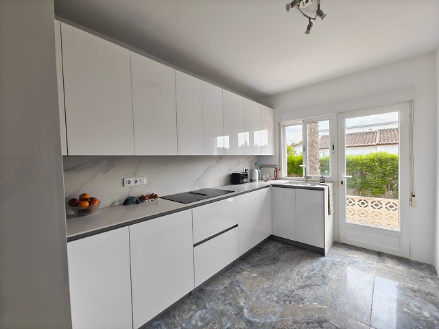 Cocina blanco brillo